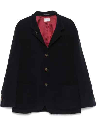 Brunello Cucinelli Cashmere Jacket In Blue