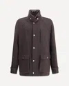 Brunello Cucinelli Long-sleeved Casual Jacket In Green
