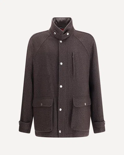 Brunello Cucinelli Long-sleeved Casual Jacket In Black
