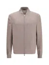 Brunello Cucinelli Cashmere Jacket In Brown