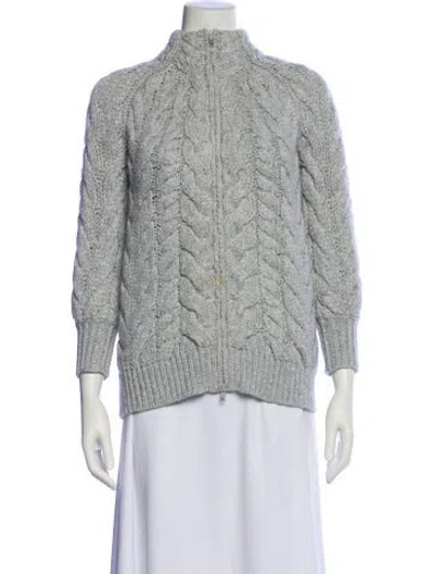 Pre-owned Brunello Cucinelli Cashmere Jacket In Gray