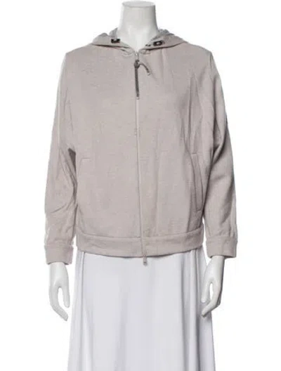 Pre-owned Brunello Cucinelli Cashmere Jacket In Grey