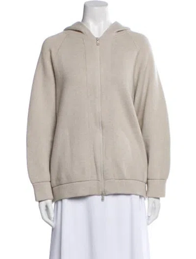 Pre-owned Brunello Cucinelli Cashmere Jacket In Neutral