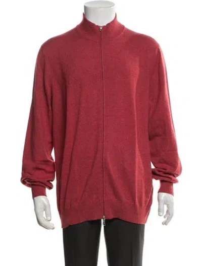 Pre-owned Brunello Cucinelli Cashmere Jacket In Red