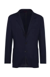 Brunello Cucinelli Cashmere Jersey Blazer In Cobalt