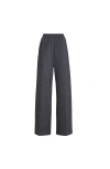 Brunello Cucinelli Cashmere Jersey Trousers In Blue