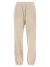 Brunello Cucinelli High Waist Cashmere Joggers In Brown