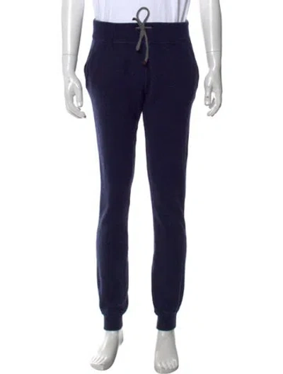 Pre-owned Brunello Cucinelli Cashmere Joggers In Blue