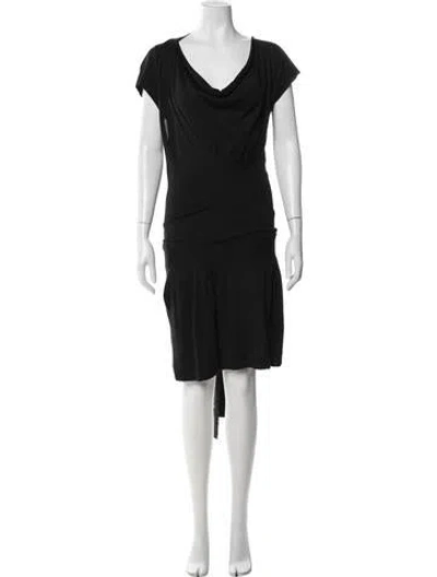 Pre-owned Brunello Cucinelli Cashmere Knee-length Dress In Gray