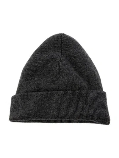 Pre-owned Brunello Cucinelli Cashmere Knit Beanie In Gray