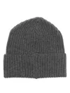 Brunello Cucinelli Cashmere Knit Beanie In Grey