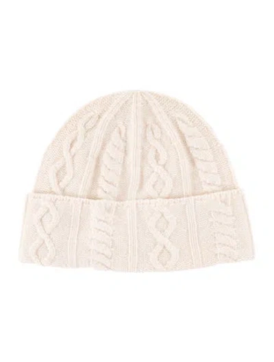 Pre-owned Brunello Cucinelli Cashmere Knit Beanie In Neutral