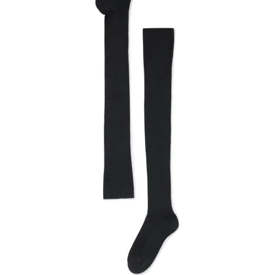 Brunello Cucinelli Cashmere Knit Socks In Black