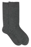Brunello Cucinelli Cashmere Knit Socks In Gray