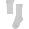 Brunello Cucinelli Cashmere Knit Socks In Light Grey