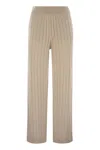 Brunello Cucinelli Cashmere Knit Trousers