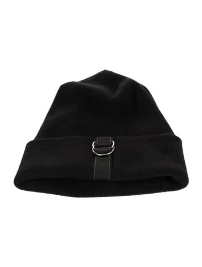 Pre-owned Brunello Cucinelli Cashmere Knitted Beanie In Black