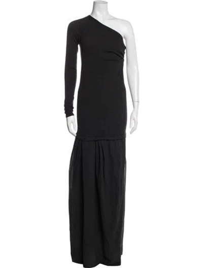 Pre-owned Brunello Cucinelli Cashmere Long Dress In Gray