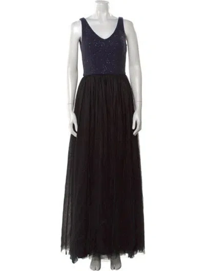 Pre-owned Brunello Cucinelli Cashmere Long Dress W/ Tags In Black