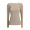 Brunello Cucinelli Women Cashmere Long Sleeve Jersey