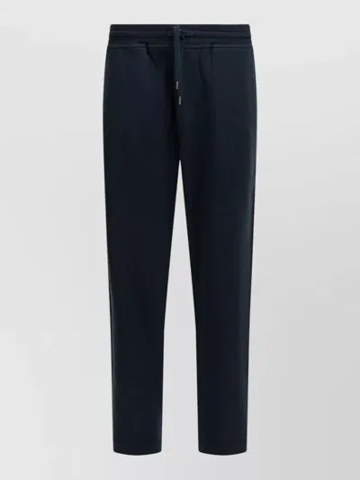 Brunello Cucinelli Cashmere Lounge Pants Back And Side Pockets In Black