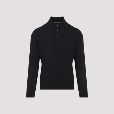 BRUNELLO CUCINELLI CASHMERE LS POLO