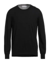 Brunello Cucinelli Cashmere Man Sweater Black Size 36 Virgin Wool, Cashmere In Black