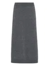 Brunello Cucinelli Cashmere Midi Skirt