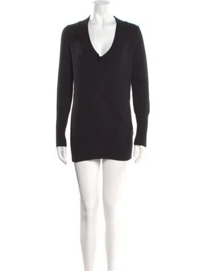 Pre-owned Brunello Cucinelli Cashmere Mini Dress In Black