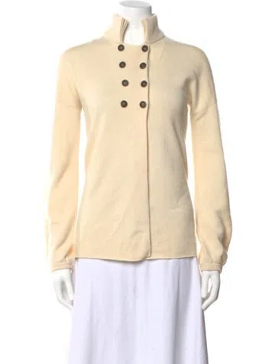 Pre-owned Brunello Cucinelli Cashmere Mock Neck Sweater In Neutral