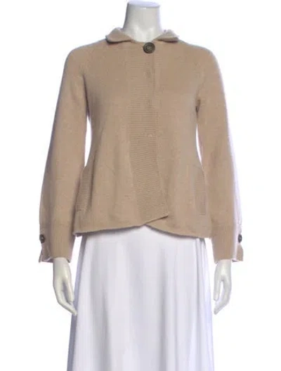 Pre-owned Brunello Cucinelli Cashmere Mock Neck Sweater In Neutral