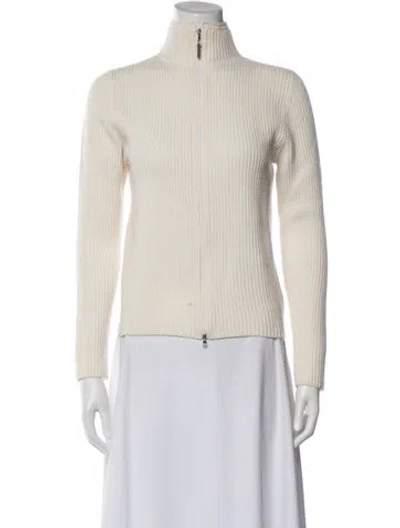 Pre-owned Brunello Cucinelli Cashmere Mock Neck Sweater In Neutral