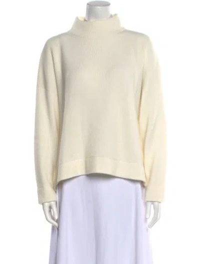 Pre-owned Brunello Cucinelli Cashmere Mock Neck Sweater W/ Tags In Neutral
