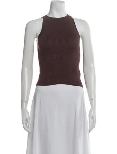 Pre-owned Brunello Cucinelli Cashmere Mock Neck Top
