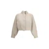 Brunello Cucinelli Women Cashmere Cardigan In White