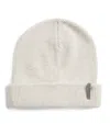 Brunello Cucinelli Cashmere Knitted Beanie In White