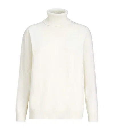 Brunello Cucinelli Cashmere Monili-trim Rollneck Sweater In Multi
