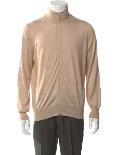 Pre-owned Brunello Cucinelli Cashmere Open Front Cardigan In Neutral