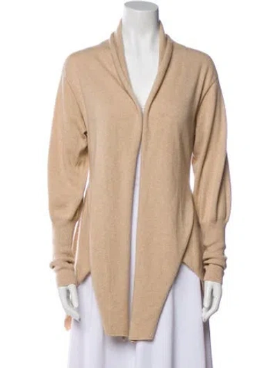 Pre-owned Brunello Cucinelli Cashmere Open Front Sweater In Neutral