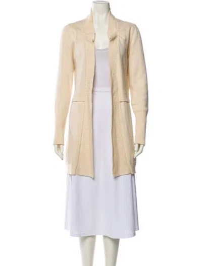 Pre-owned Brunello Cucinelli Cashmere Open Front Sweater In Neutral