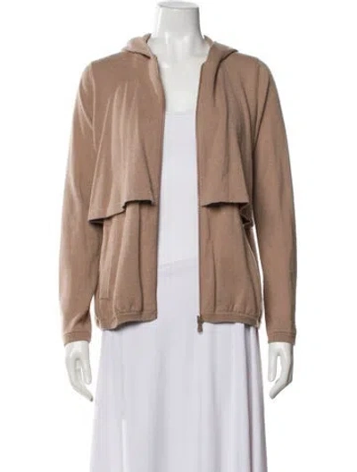 Pre-owned Brunello Cucinelli Cashmere Open Front Sweater In Neutral