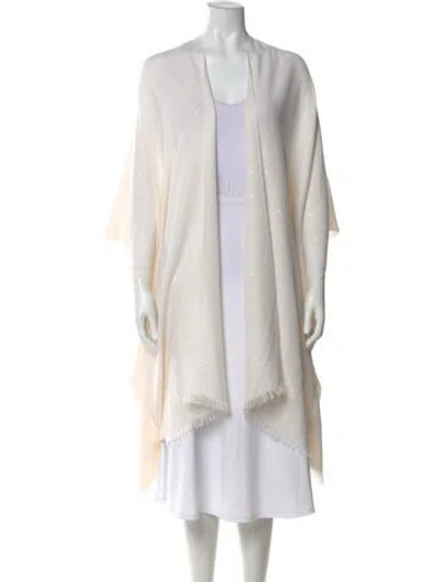 Pre-owned Brunello Cucinelli Cashmere Open Front Sweater In Neutral