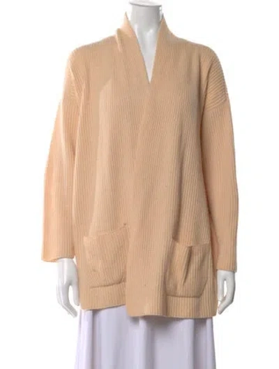 Pre-owned Brunello Cucinelli Cashmere Open Front Sweater In Neutral