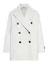 Brunello Cucinelli Monili Bead-embellished Peacoat In Grey