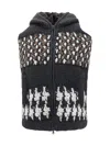 Brunello Cucinelli Sequin-embellished Hooded Vest In Multi