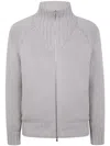 Brunello Cucinelli Cashmere Padded Outwear Jacket Clothing In Silver