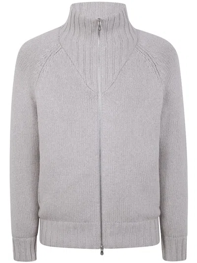 Brunello Cucinelli Cashmere Padded Outwear Jacket Clothing In Silver
