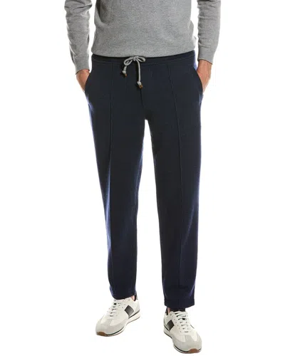 Brunello Cucinelli Tapered-leg Corduroy Track Pants In Black