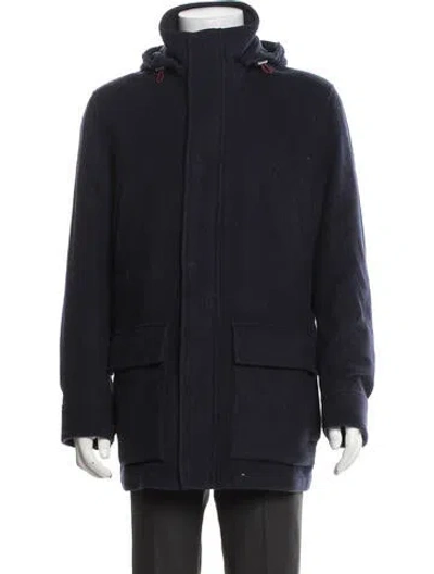 Pre-owned Brunello Cucinelli Cashmere Parka In Blue
