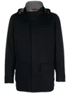Brunello Cucinelli Men Cashmere Parka Coat In Black